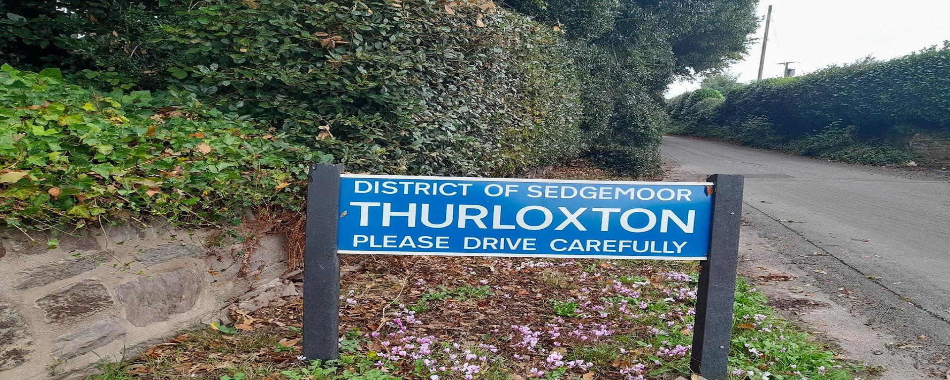 Thurloxton village sign